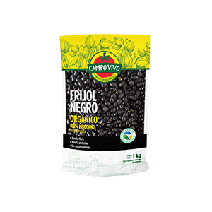 Frijol negro orgánico Campo Vivo 1kg