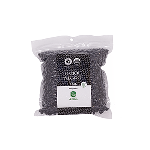 Frijol negro orgánico El Huerto de Carmen 1kg