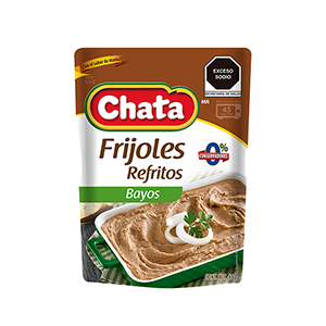 Frijoles bayos Refritos Chata 430g