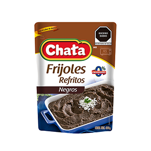 Frijoles negros refritos Chata 430g