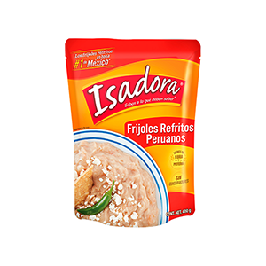 Frijoles peruanos refritos Isadora 400g