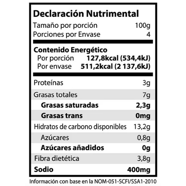 Frijoles refritos con elote Chata 400g - 2