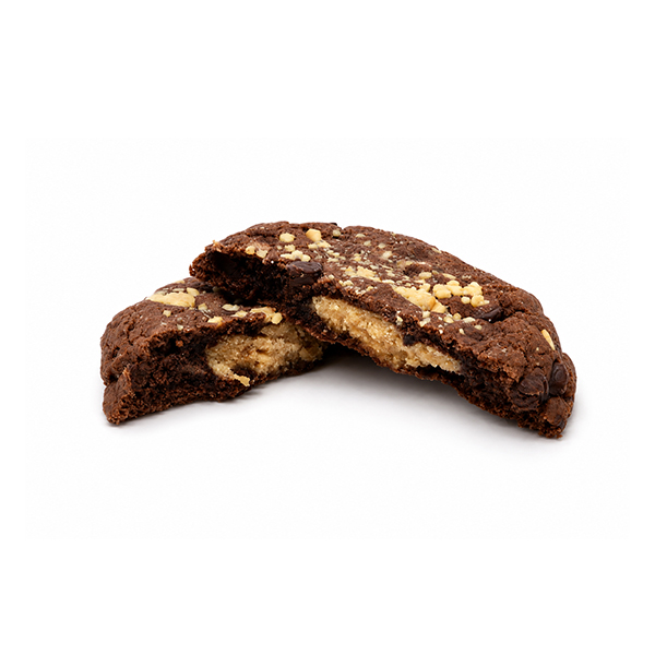 Galleta artesanal de chocolate rellena con cacahuate Reese’s Calii 90g - 2