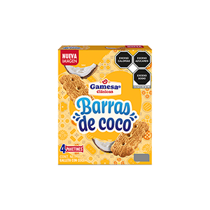 Galletas barras de coco Gamesa 468g