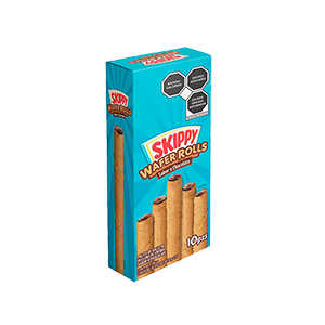 Galletas chocolate wafer rolls Skippy 140g