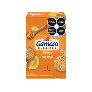 Galletas clásicas flor de naranjo Gamesa 600g