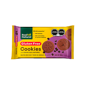 Galletas con chispas de chocolate sin gluten Real Natural 300g
