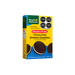 Galletas con relleno cremoso sin gluten Real Natural 250g