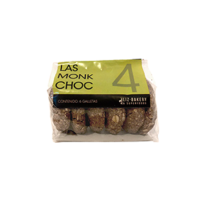 Galletas de avena monk choc Liz Bakery 137g