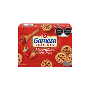 Galletas de fresa Florentinas 332g