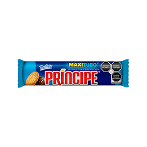 Galletas maxitubo príncipe chocolate Marinela 210g
