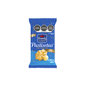 Galletas pastisetas originales mantequilla Suandy 75g