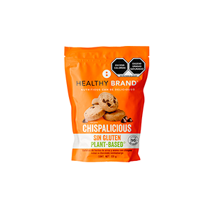 Galletas veganas con chispas de chocolate Healthy Brand 120g