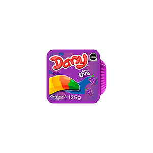 Gelatina uva Dany 125g