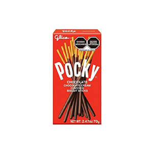 Palos de galleta cubiertos de chocolate Pocky Glico 70g
