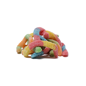 Gomitas de lombriz neón Calii 250g