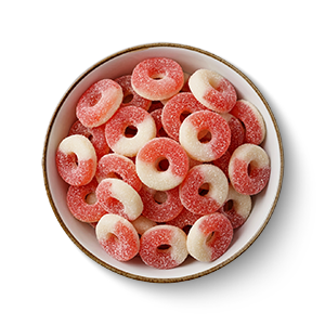 Gomitas de aros sabor sandía Calii 250g