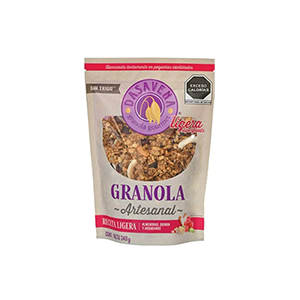Granola artesanal ligera almendras, quinoa y arándanos Dasavena 340g