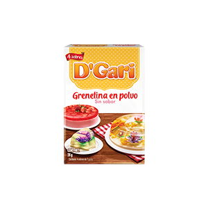 Grenetina en polvo sin sabor D'gari 28g