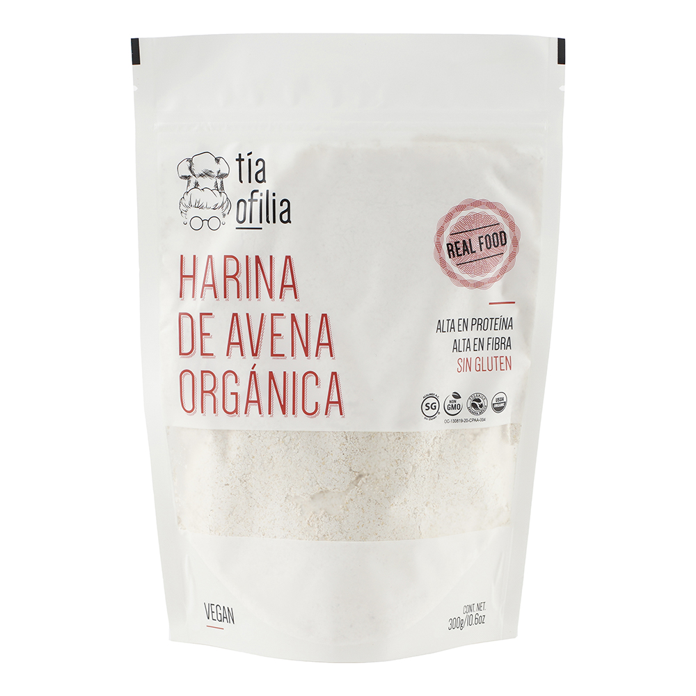 Harina de avena orgánica Tía Ofilia 300g