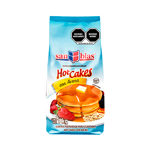 Harina de avena para hot cakes San Blas 1kg