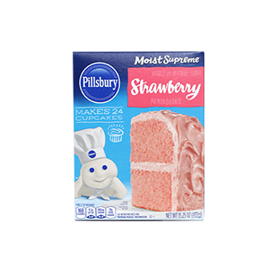 Harina para pastel fresa Pillsbury 432g