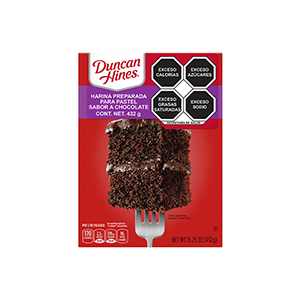 Harina para pastel chocolate devil's food Duncan Hines 432g
