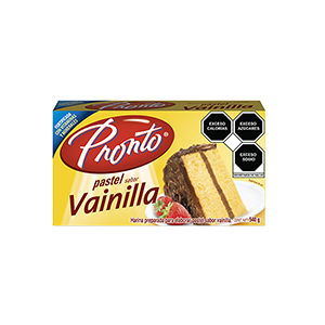 Harina para pastel de vainilla Pronto 540g