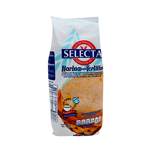 Harina para tortillas Selecta 1kg