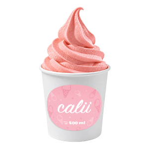 Helado de yogurt fresa sin azúcar añadida Calii 500ml