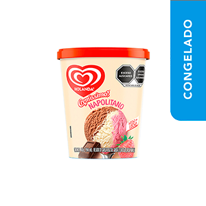Helado sabor napolitano Holanda 900ml