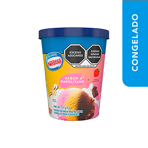 Helado sabor napolitano Nestlé 1L