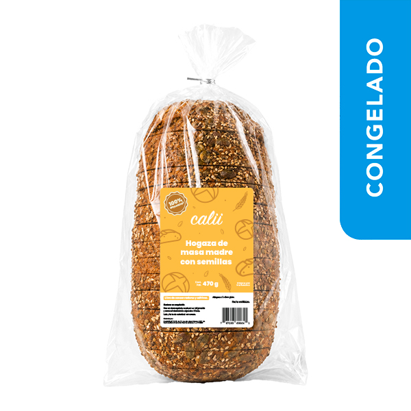 Hogaza artesanal de masa madre con semillas Calii 470g - 2