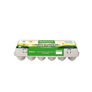 Huevo blanco de gallina libre Bachoco 12pz