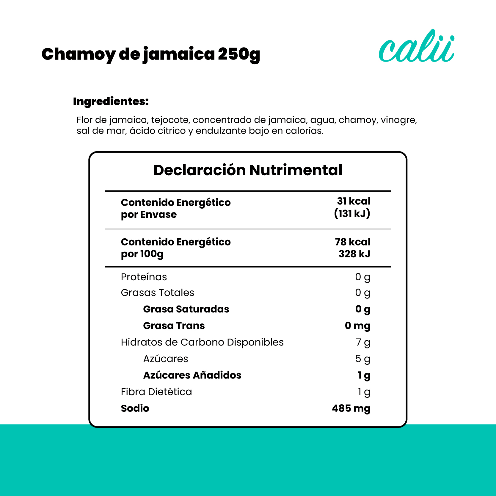 Chamoy de jamaica Calii 250g - 2