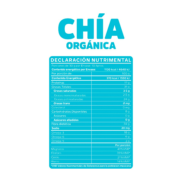 Chía orgánica Okko 300g - 2