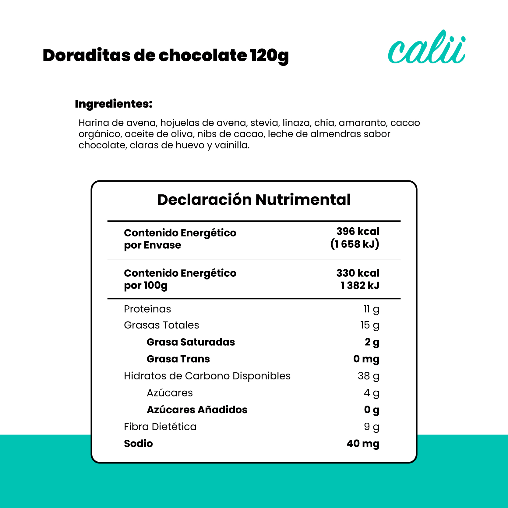 Doraditas de chocolate Calii 120g - 2