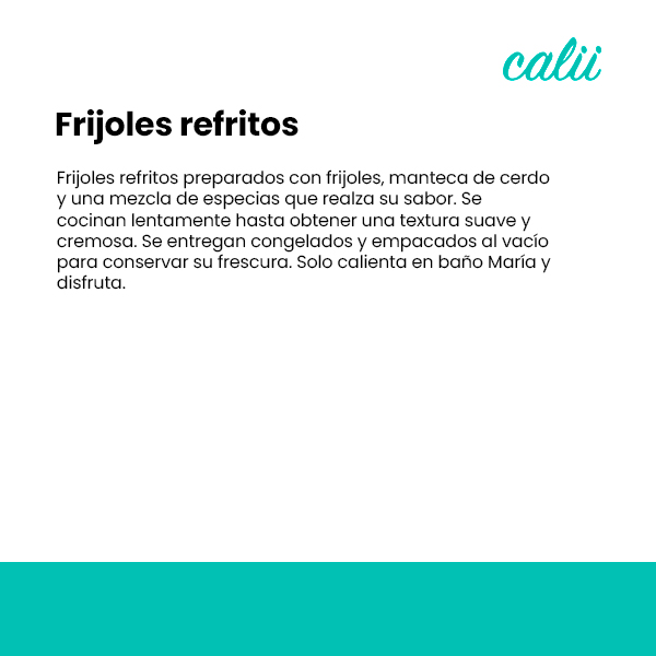 Frijoles refritos Calii 500g - 2