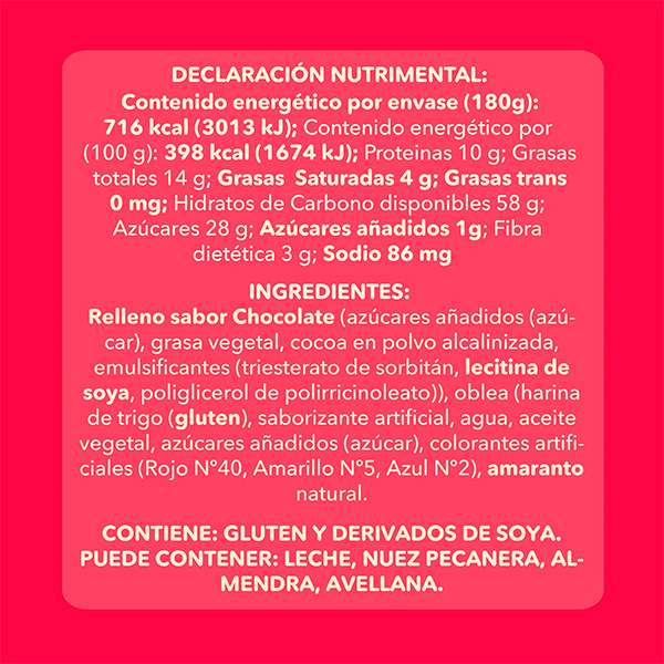 Mini obleas sabor chocolate Chocko Obleas 18g (10-pack) - 2