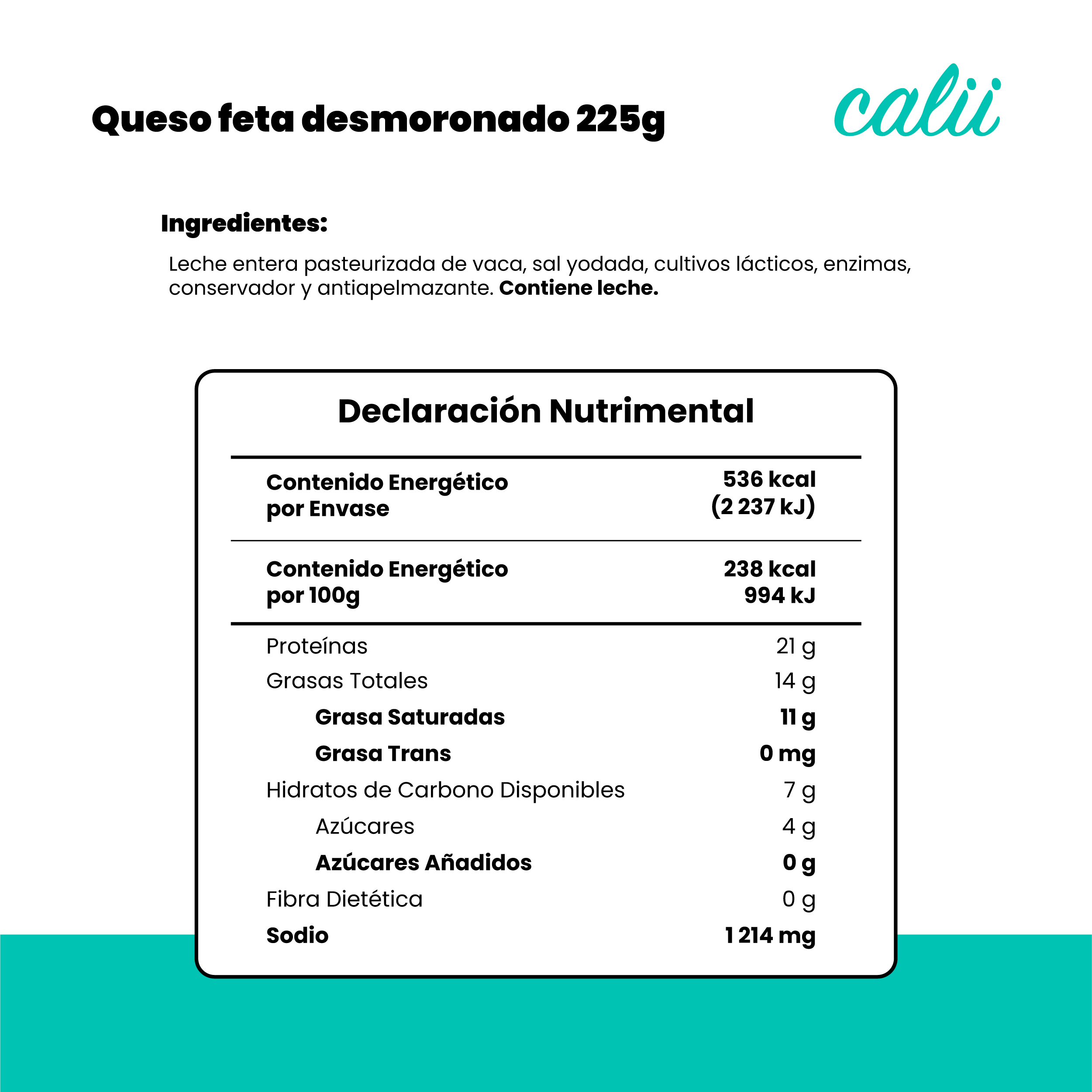 Queso feta desmoronado Calii 225g - 2