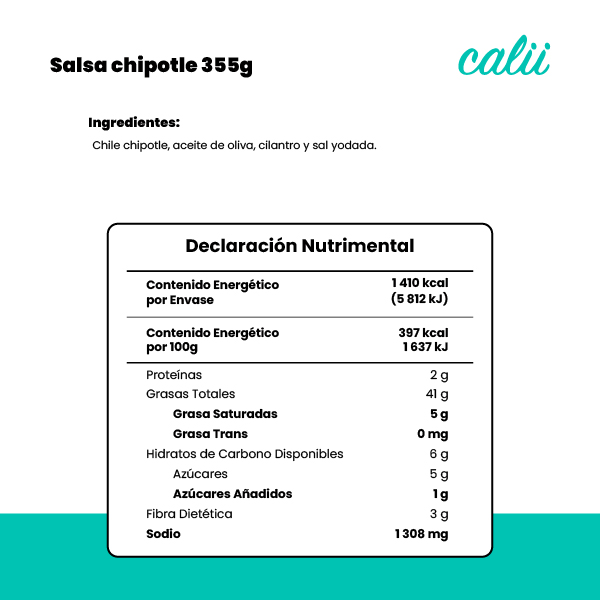 Salsa chipotle Calii 355g - 2
