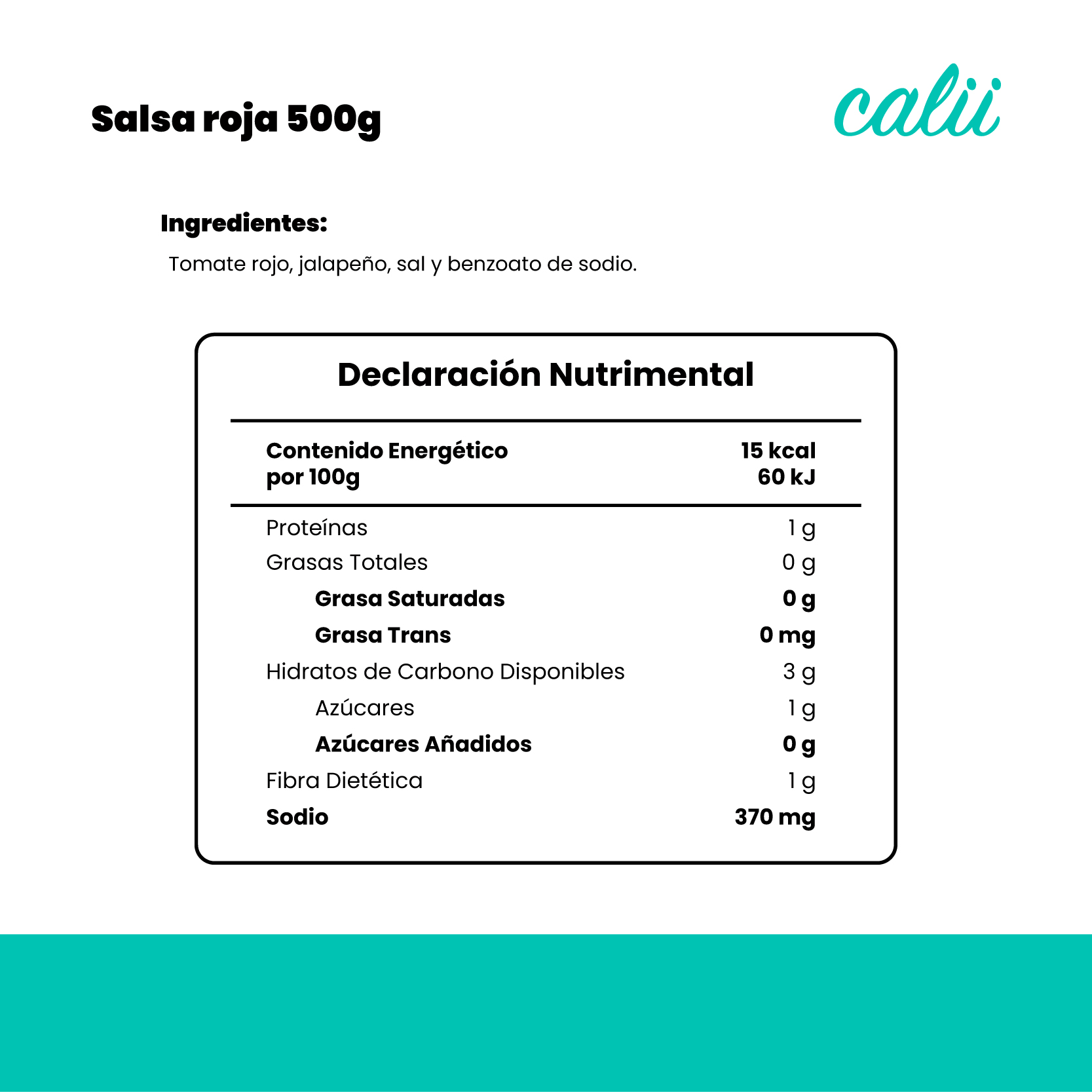 Salsa roja Calii 500g - 2