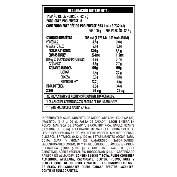 Paleta de helado sin azúcar mini Magnum 253.2g / 6 pz - 2