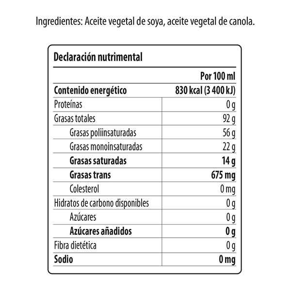 Aceite Ave 400ml - 2