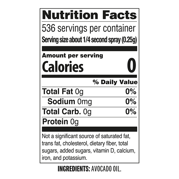 Aceite de aguacate en aerosol Chosen Foods 146ml - 2