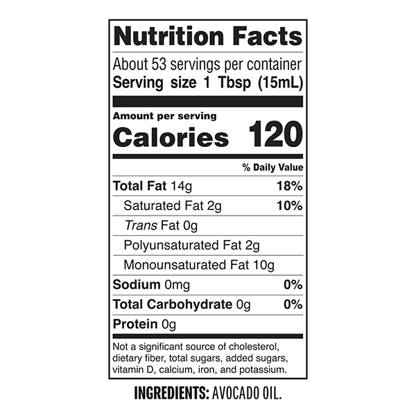 Aceite de aguacate squeeze Chosen Foods 800ml - 2