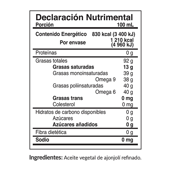 Aceite de ajonjolí refinado en aerosol Inés 134g - 2