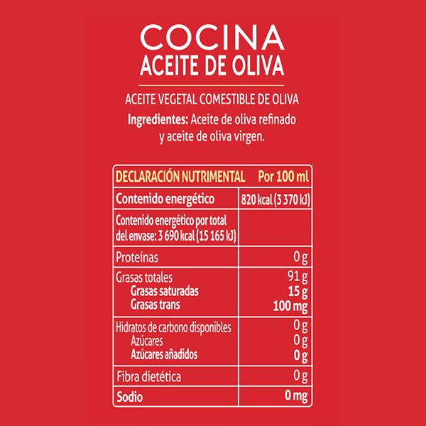 Aceite de oliva clásico para cocinar en lata Carbonell 450ml - 2