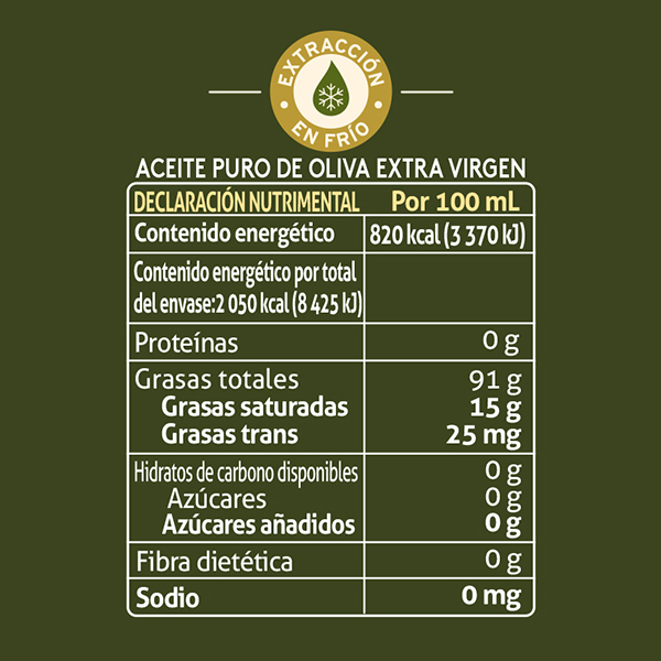 Aceite de oliva extra virgen Carbonell 250ml - 2