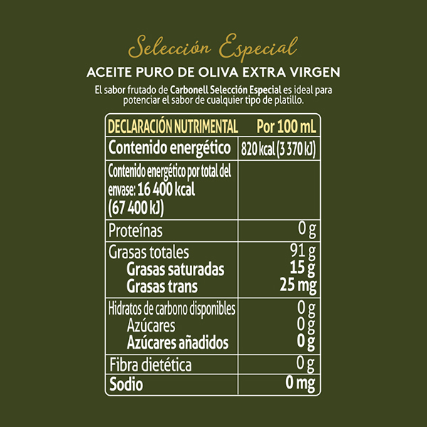Aceite de oliva extra virgen Carbonell 2L - 2